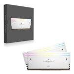Corsair DOMINATOR TITANIUM RGB 64GB (2x32GB) DDR5 DRAM 6600MHz CL32 RAM (White) - Image 3