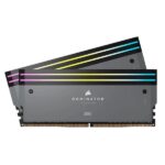 Corsair Dominator Titanium RGB 64GB (32GBx2) DDR5 6600MHz Ram (Grey)