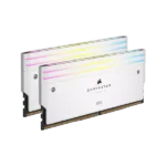 Corsair Dominator Titanium RGB DDR5 64GB (32GBx2) 6000MHz RAM (White)