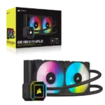 Corsair ICUE H100i Elite Capellix CPU Liquid Cooler (Black)