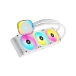 Corsair ICUE LINK H150i RGB 360mm CPU Liquid Cooler (White)