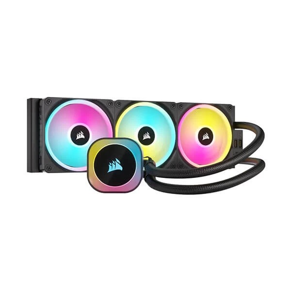 Corsair ICUE LINK H150i RGB Black 360mm CPU Liquid Cooler 1 Corsair ICUE LINK H150i RGB Black 360mm CPU Liquid Cooler