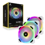 Corsair ICUE LL120 RGB White Cabinet Fan (Triple-Pack)