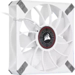 Corsair ML120 LED Elite 120mm Red LED Cabinet Fan (Single Pack – White Frame)