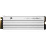 Corsair MP600 PRO LPX 2TB PCle Gen4 x4 NVMe M.2 SSD (White)