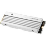 Corsair MP600 PRO LPX 2TB PCle Gen4 x4 NVMe M.2 SSD (White) - Image 2