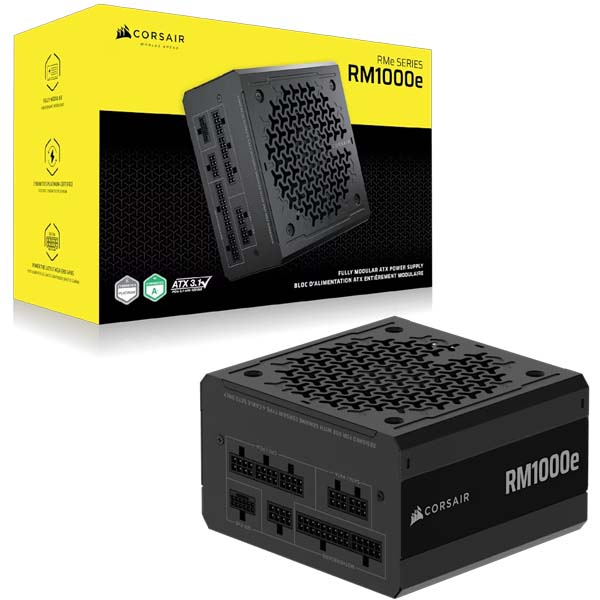 Corsair RMe Series RM1000e Fully Modular Low-Noise ATX Power Supply (CP-9020297-IN)