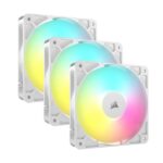 Corsair RS120 ARGB 120mm PWM Fans Triple Pack (White)
