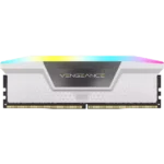 Corsair VENGEANCE RGB 64GB (2x32GB) DDR5 DRAM 6000MTs CL30 Memory Kit (White)
