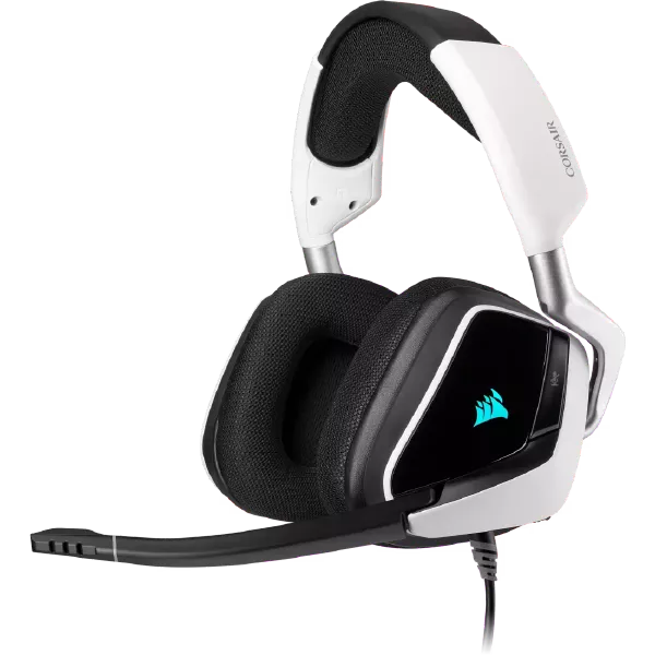 Corsair VOID RGB ELITE USB Premium Gaming Headset with 7.1 Surround Sound (White)