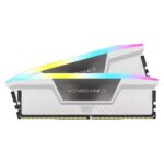 Corsair Vengeance RGB 32GB (16GBx2) 6000MHz CL30 DDR5 RAM (White)