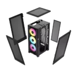 Corsair iCUE 2000D RGB Airflow Mini ITX PC Cabinet (Black)