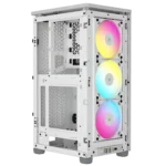Corsair iCUE 2000D RGB Airflow Mini ITX PC Cabinet (White)