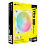 Corsair iCUE LINK LX120 RGB 120mm PWM Fan (White) - Image 7