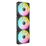 Corsair iCUE LINK LX120 RGB Triple 120mm PWM Fan Starter Kit (Black) - Image 2
