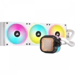 Corsair iCUE Link H150i LCD RGB 360mm CPU Liquid Cooler (White)