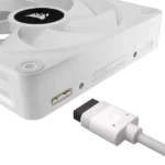 Corsair iCUE Link QX120 RGB Cabinet Fan White (Triple Pack)