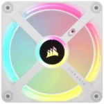 Corsair iCUE Link QX120 RGB Cabinet Fan White (Triple Pack)