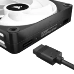 Corsair iCUE Link QX120 RGB PWM Cabinet Fan Expansion Kit Black (Single Pack)