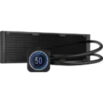 Corsair ICUE H150i Elite LCD XT Display RGB Black All In One 360mm CPU Liquid Cooler