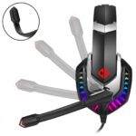 Cosmic Byte G2050 RGB 7.1 Surround Sound USB Gaming Headphone Red 5 1