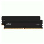 Crucial Pro 64GB 2x32GB DDR5 6400 MHz UDIMM Memory Kit (Black)