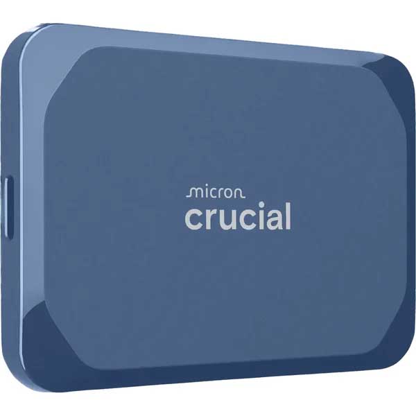 Crucial X10 2TB 2.5" USB Type C External Portable SSD (Blue)