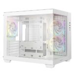 DEEPCOOL CG330 3F Micro-ATX Compact PC Case (White) - Image 6