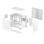 DEEPCOOL CG330 3F Micro-ATX Compact PC Case (White) - Image 8