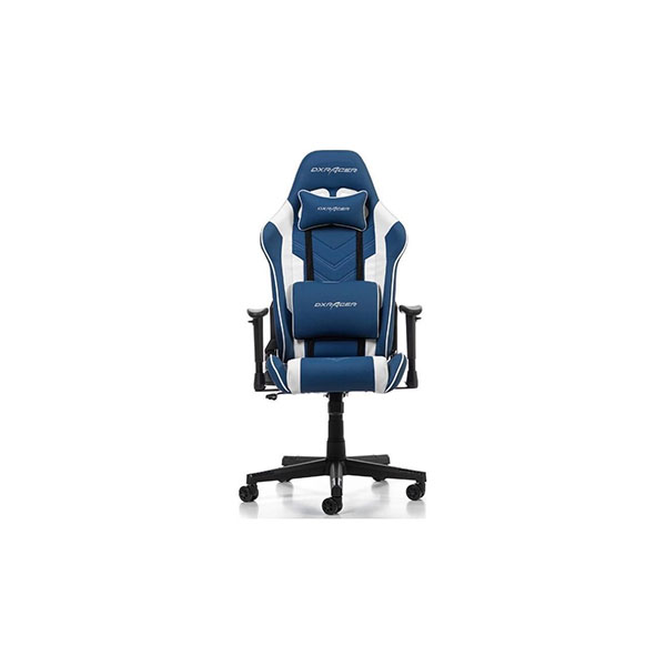 DXRacer Prince Gaming Chair Blue and White 1