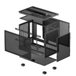 DeepCool CH160 Mesh M-ITX Mini Tower Case (Black) - Image 7