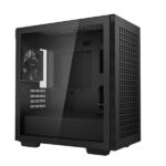 DeepCool CH370 M ATX Mini Tower Cabinet With Tempered Glass Side Panel Black 2