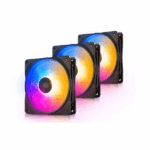 Deepcool RF120 FS LED Cabinet Fan Triple Pack 1