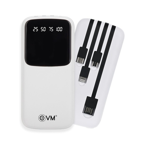 EVM ENCASEPOWER BANK 10000MAH White 1