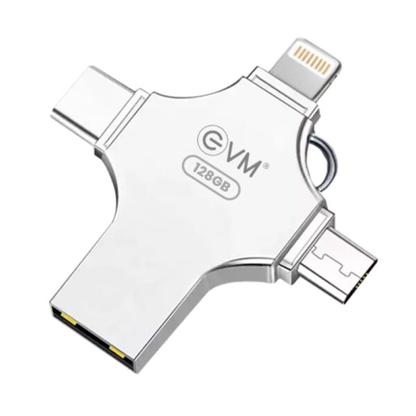 EVM ENSTORE 4 IN 1 OTG FLASHDRIVE 128GB 1