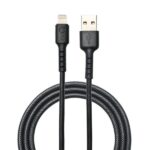 EVM LIGHTNING DATA CABLE (1 METER & 4 AMP) EVM-C-013, Black