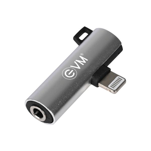 EVM Lightning 2 in 1 Audio Adapter (Lightning to 3.5mm Jack + Lightning port)