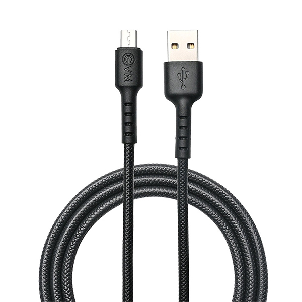 EVM MICRO USB DATA CABLE 1 METER 4AMP EVM C 011 Black