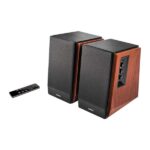 Edifier R1700BTs Powered Bluetooth 5.0 Wireless Bookshelf Speakers - 66 Watts (Brown) - Image 4