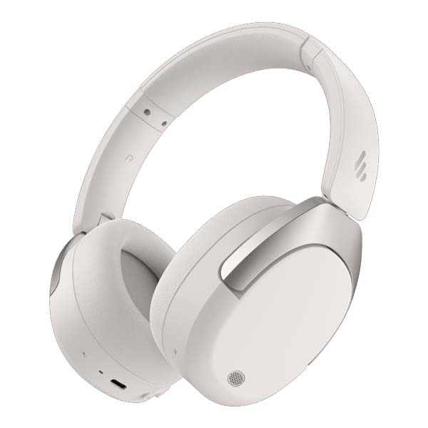 Edifier W830NB -45dB ANC Wireless Over Ear Headphones with Bluetooth 5.4 (Sand White)