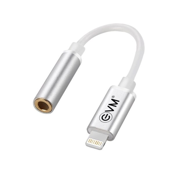 Evm Lightning Adapter Cable White (Lightning To 3.5mm Jack)