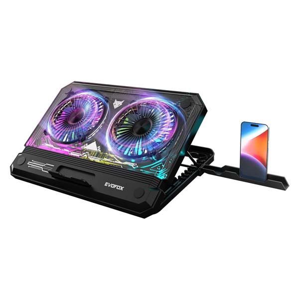 EvoFox Blizzard RGB USB Laptop Cooling Pad