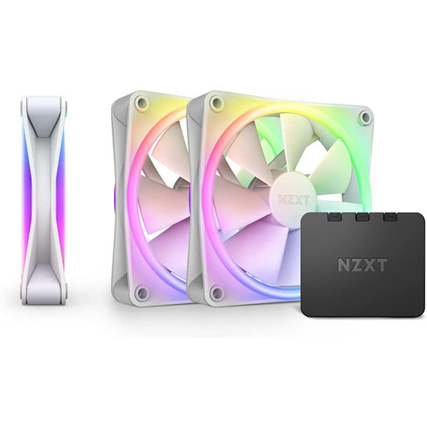 NZXT F120 RGB Duo White Triple pack 1