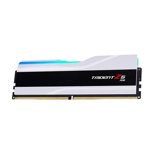 G.Skill Trident Z5 RGB White 32GB 6000MHz CL36 DDR5 RAM (F5-6000J3636F16GX1-TZ5RW)