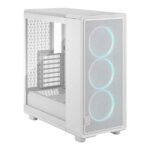 Fractal Design Epoch RGB Mid-Tower Case (White with Clear Tempered Glass)
