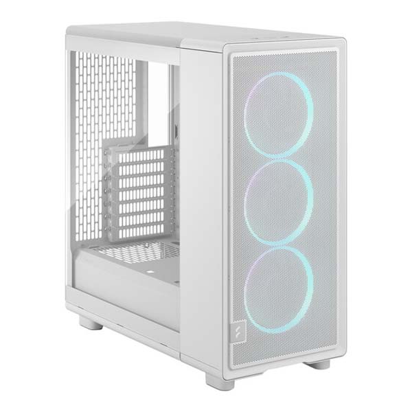 Fractal Design Epoch RGB Mid-Tower Case (White with Clear Tempered Glass)