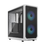 Fractal Design Focus 2 Mesh RGB TG Clear Tint ATX Mid Tower Cabinet White 1