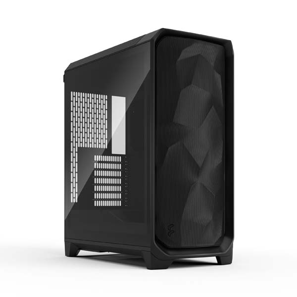 Fractal Design Meshify 3 Light Tinted TG Side Panel ATX mATX Mid Tower PC Case (Black)