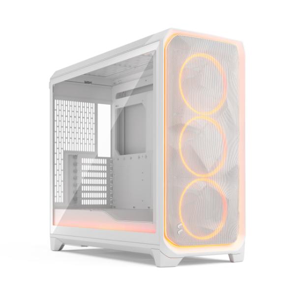 Fractal Design Meshify 3 XL Ambience Pro RGB Full Tower Case (Ambience Pro RGB White TG Clear Tint)
