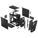 Fractal Design Torrent Compact Steel Atx Mid Tower Cabinet (Solid Black) - Image 4